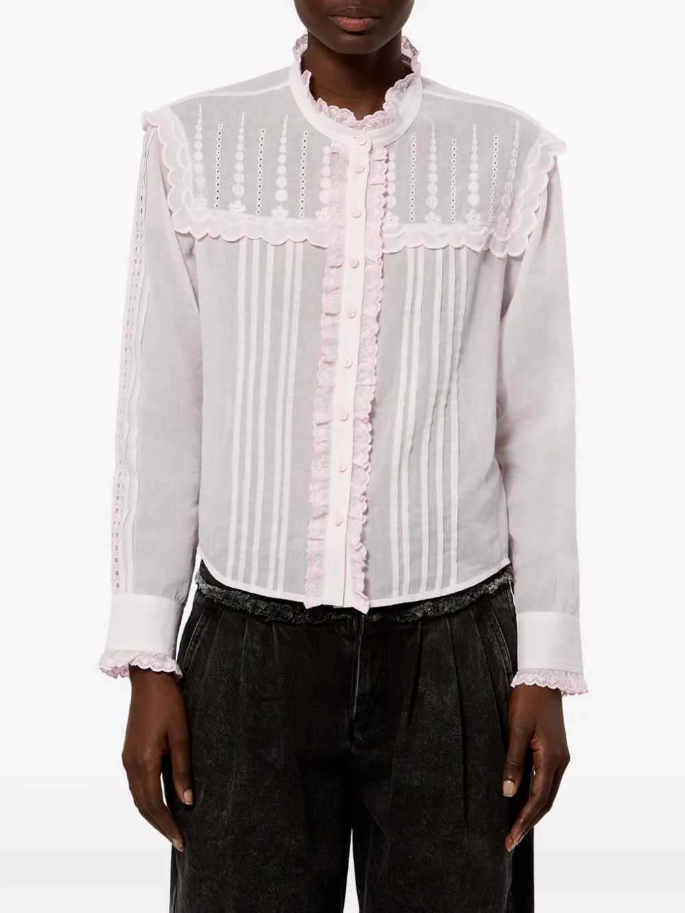 MARANT ÉTOILE Lonzie top - Pink