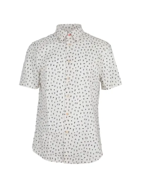 Paul Smith graphic-print tailored-fit shirt