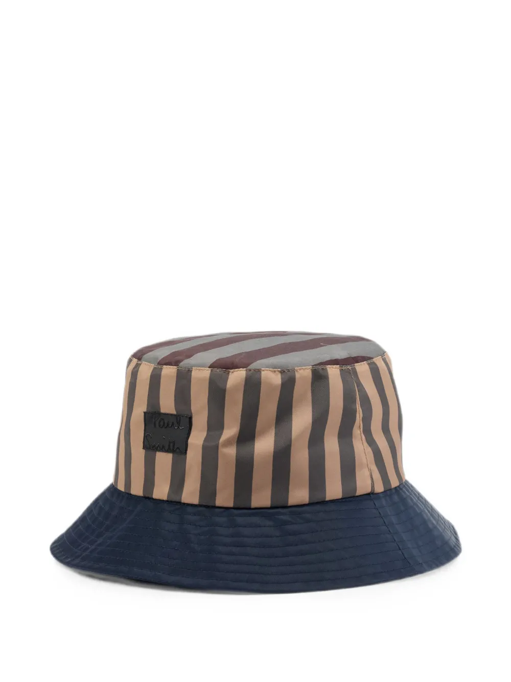 Paul Smith striped bucket hat - Marrone