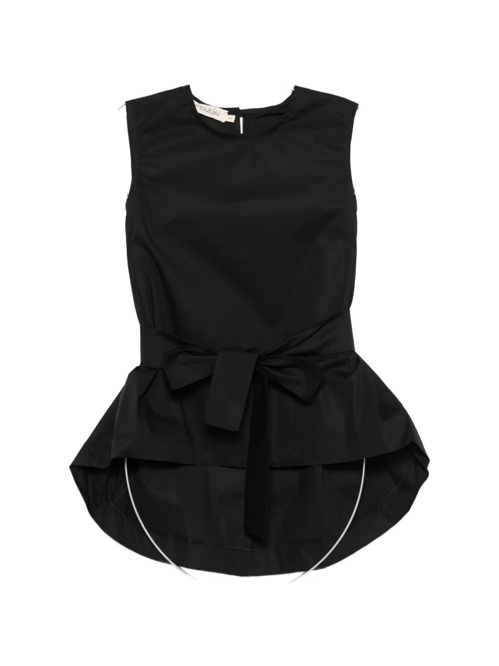 Moutaki Sleeveless Blouse In Black