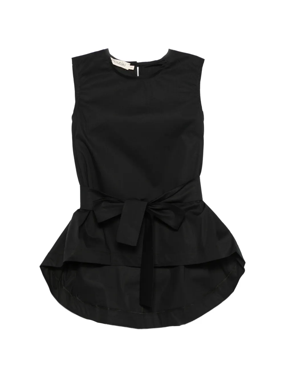 MOUTAKI sleeveless blouse - Nero