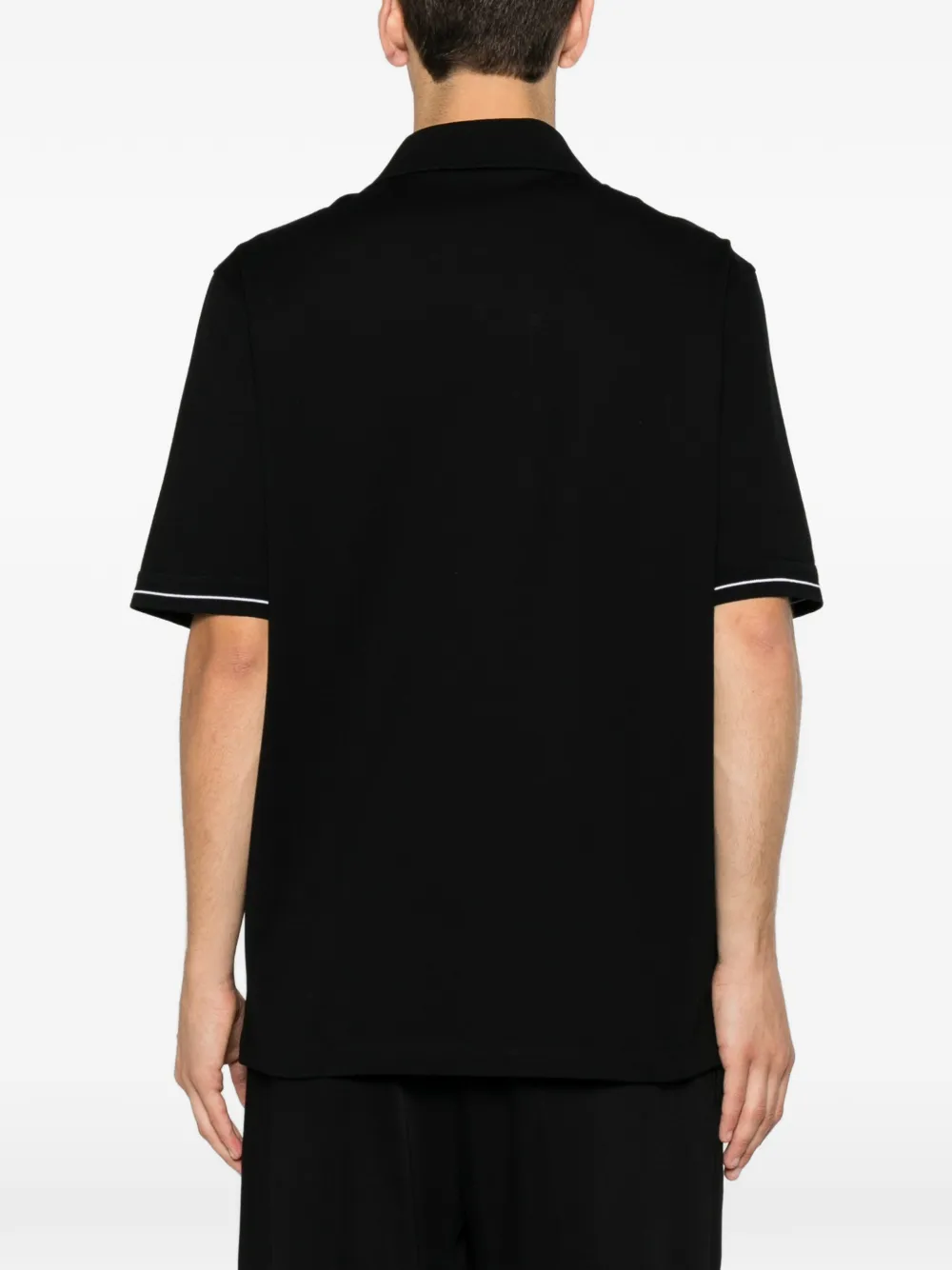Ferragamo Poloshirt met korte mouwen Zwart