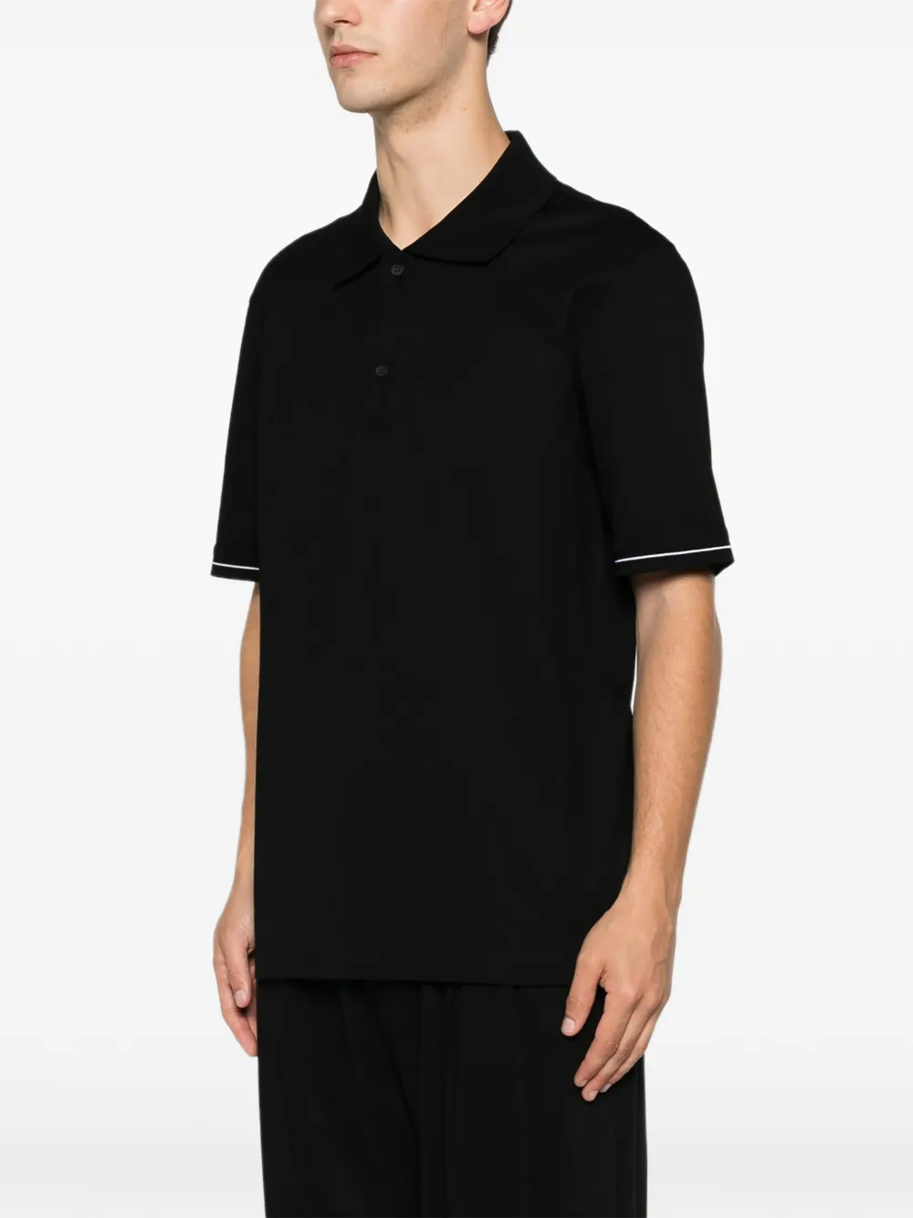 Ferragamo Poloshirt met korte mouwen Zwart