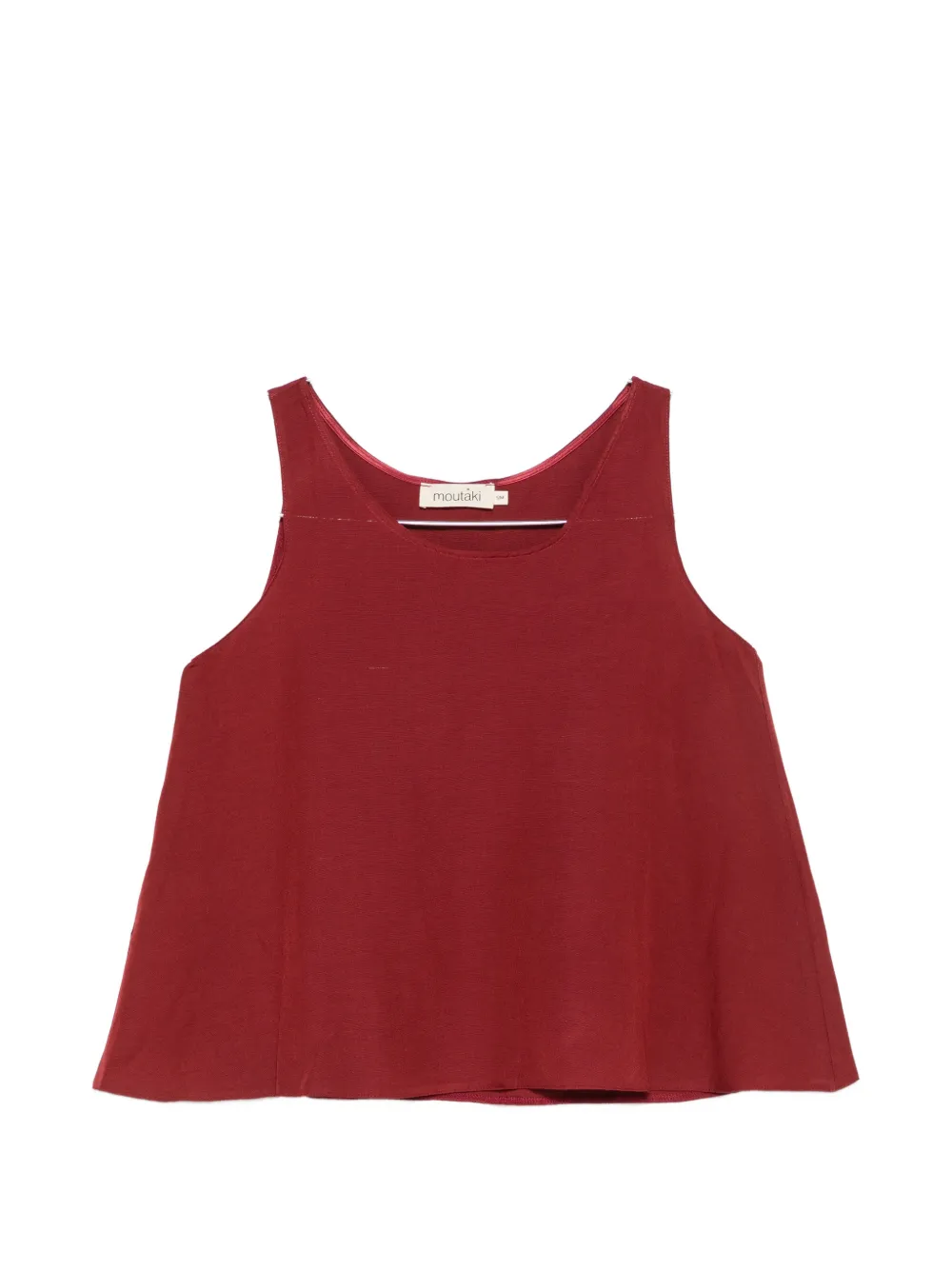 Moutaki Scoop-neck Sleeveless Blouse In 레드