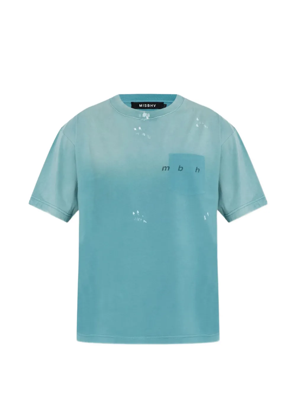 Misbhv Paint-splatter T-shirt In Blue