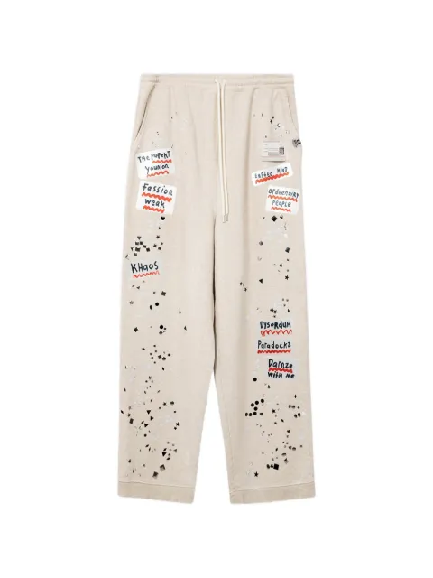 Maison MIHARA YASUHIRO pantalones de chándal con detalles