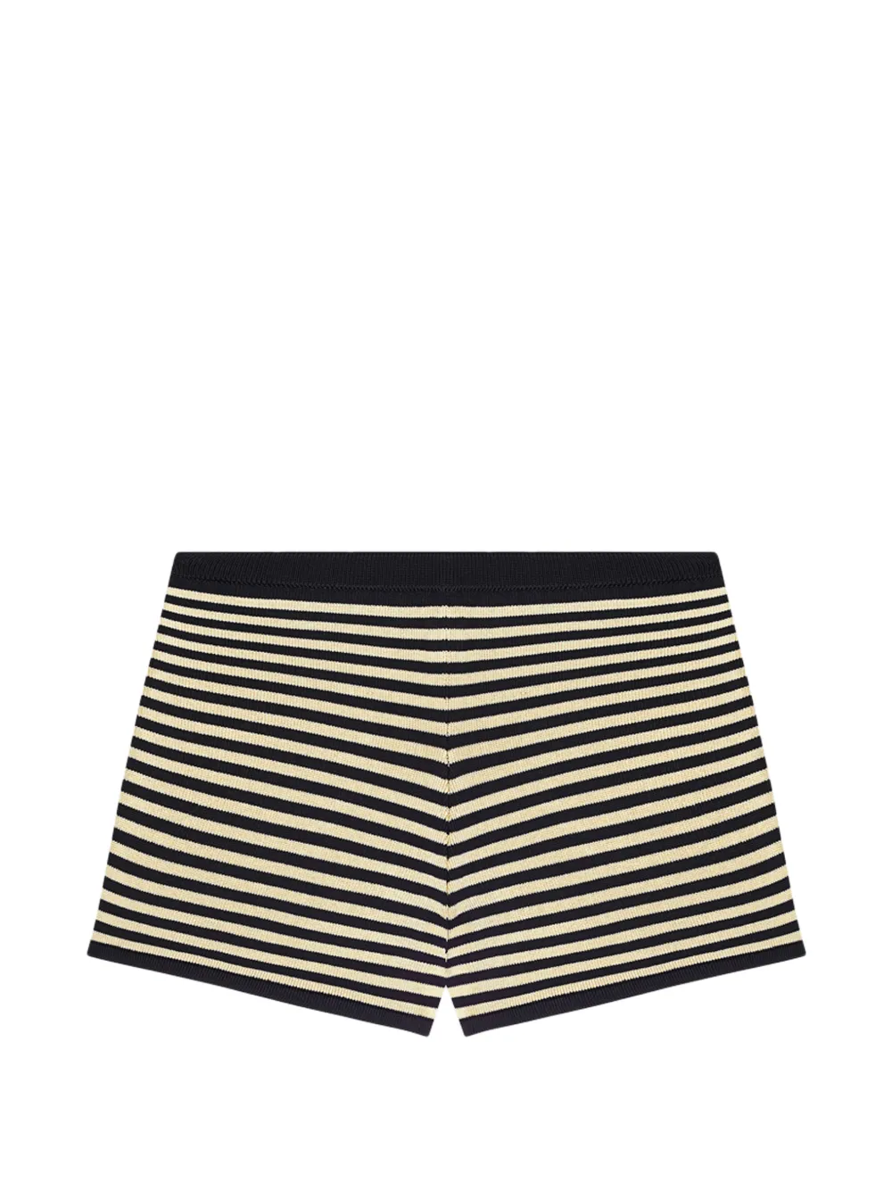 Calle Del Mar stripe-pattern shorts - Nero