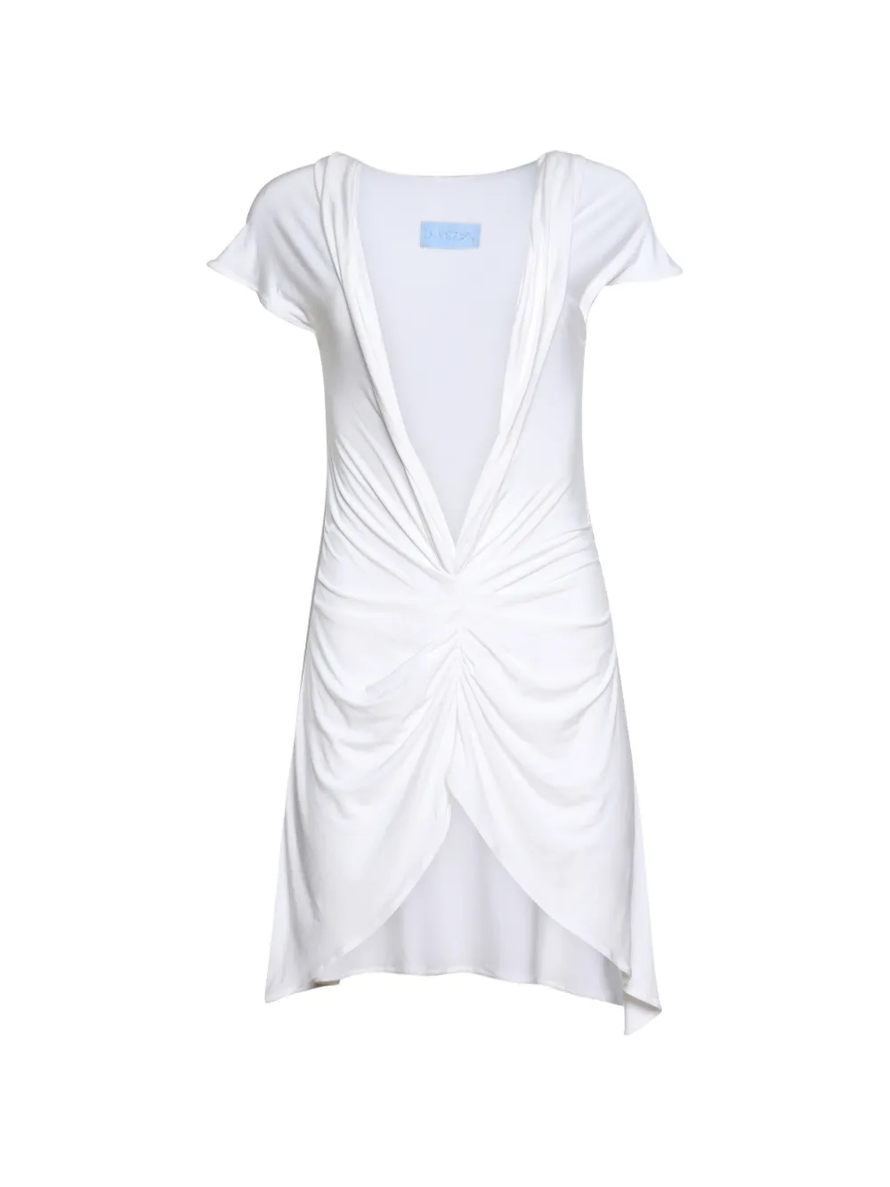 Di Petsa Aphrodite V-neck mini dress - Bianco
