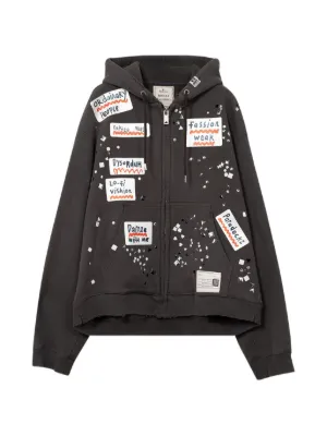 Maison MIHARA YASUHIRO ジップアップ パーカー | ホワイト | FARFETCH JP