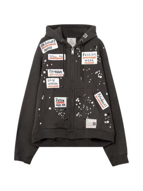 Maison MIHARA YASUHIRO distressed-details hoodie