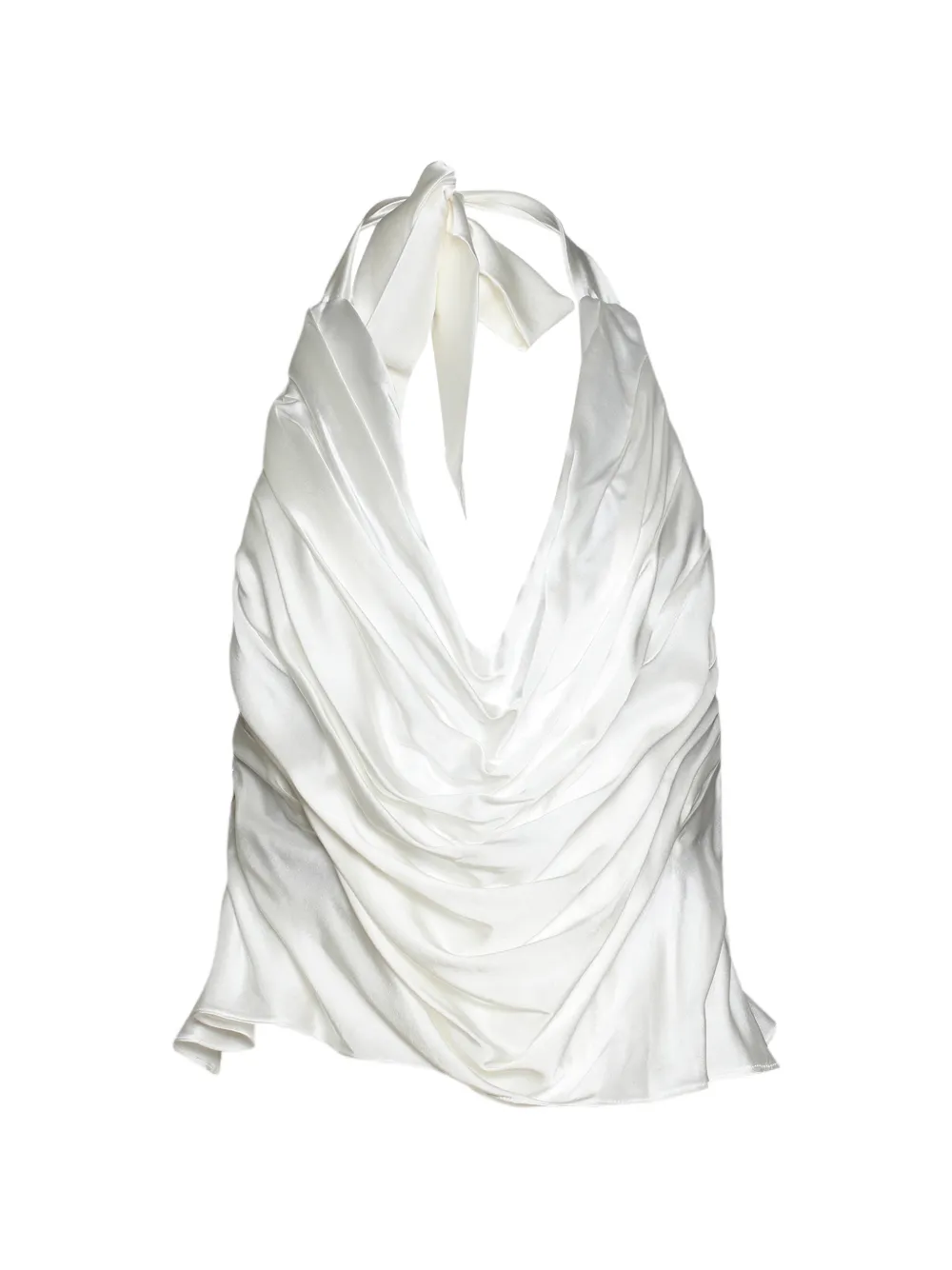 Di Petsa Lunar draped top - Bianco