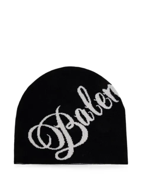 Balenciaga logo-embellishment beanie hat