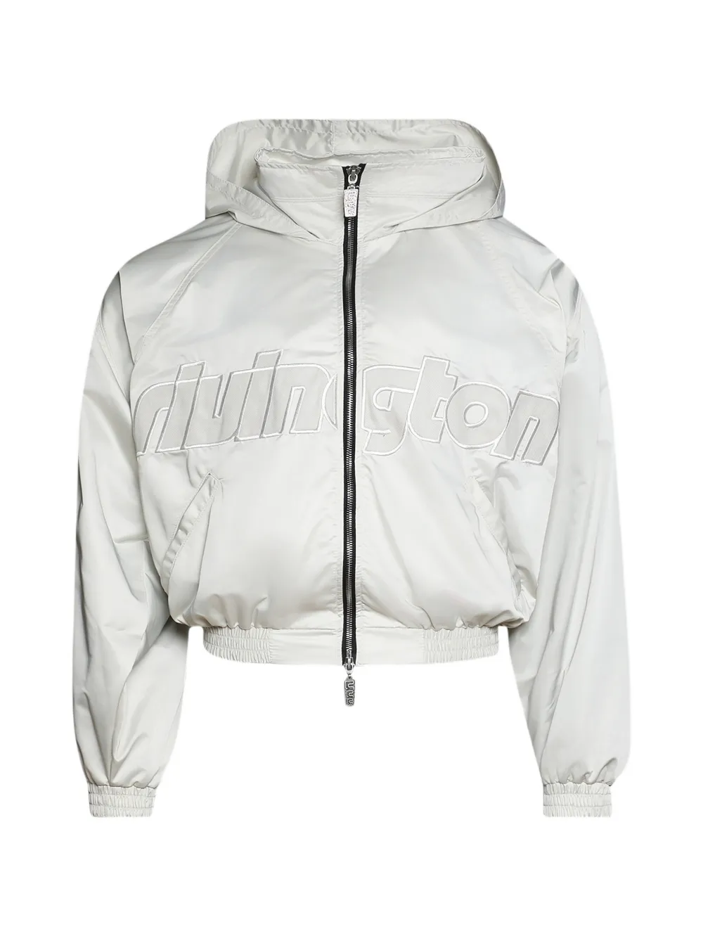 RIVINGTON ROI REBIS Flagship Abbots logo-embroidered padded jacket - Grigio