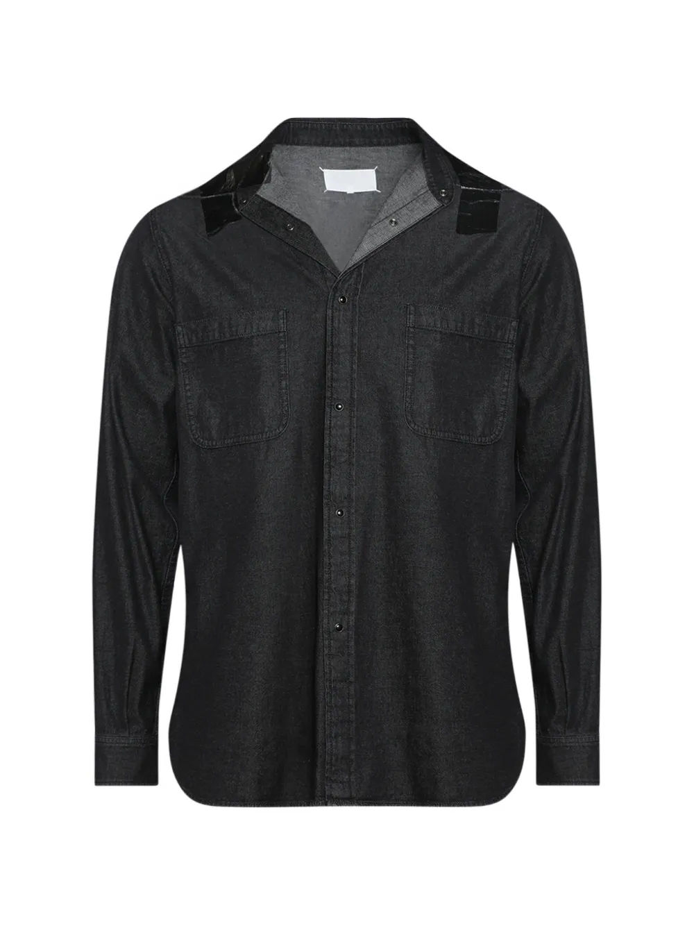 Maison Margiela patch-pocket shirt - Schwarz