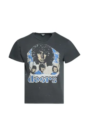 SAINT MXXXXXX x Kosuke Kawamura graphic-print T-shirt | Black