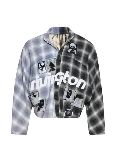 RIVINGTON ROI REBIS Nazarene checked-pattern shirt