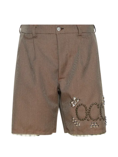 RIVINGTON ROI REBIS stud-embellished shorts