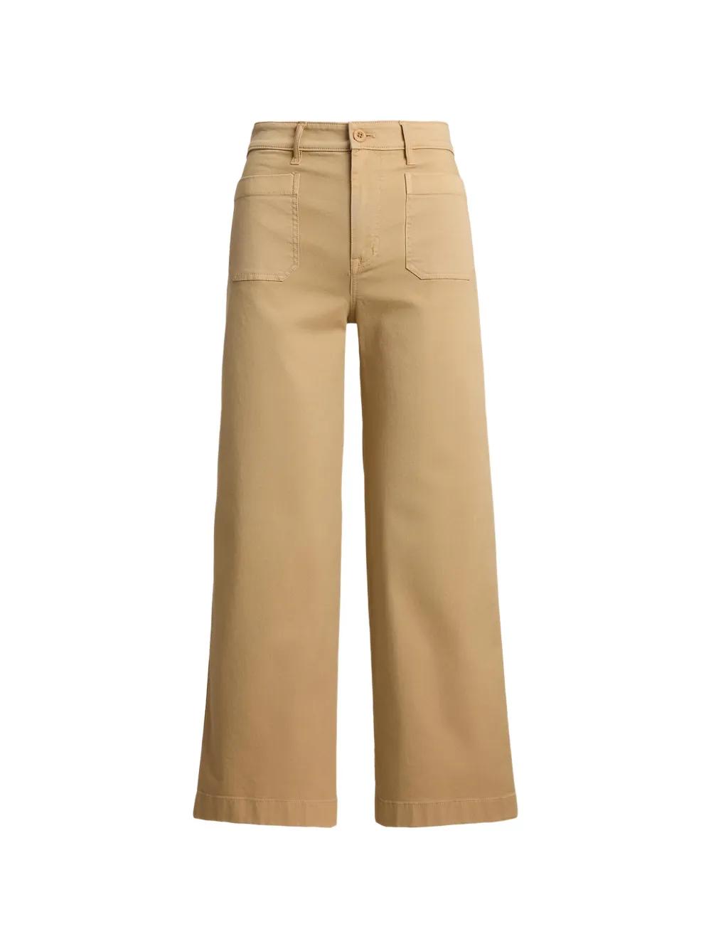 Lauren Ralph Lauren stretch-chino wide-leg trousers - Toni neutri