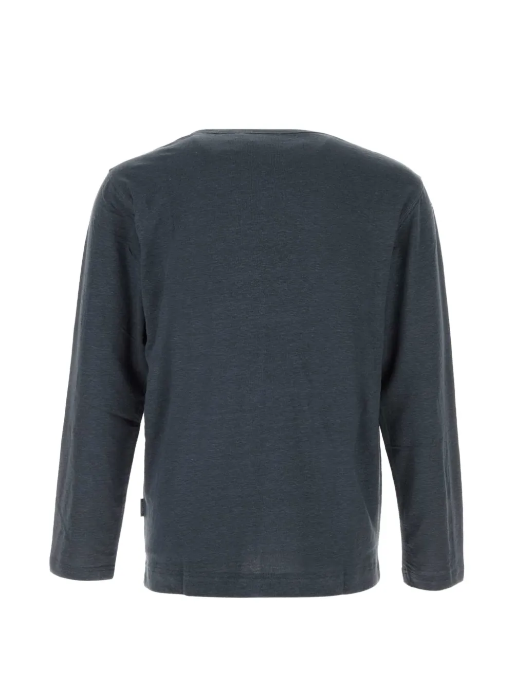 Closed T-shirt met lange mouwen Blauw