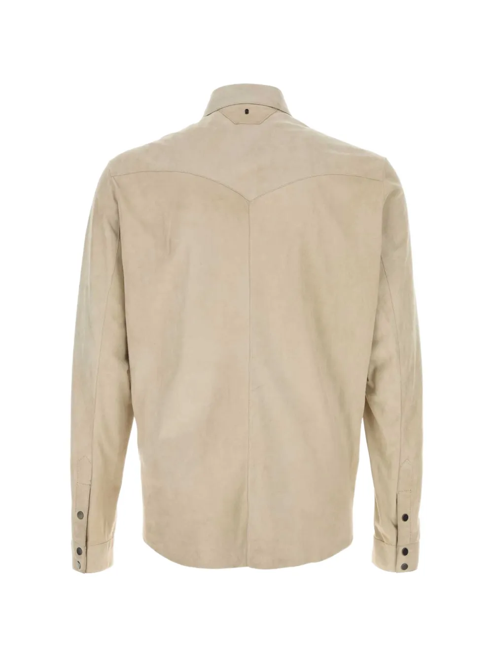 Santoro Suède shirtjack met Western-stijl Beige