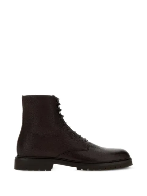 Brunello Cucinelli lace-up leather ankle boots