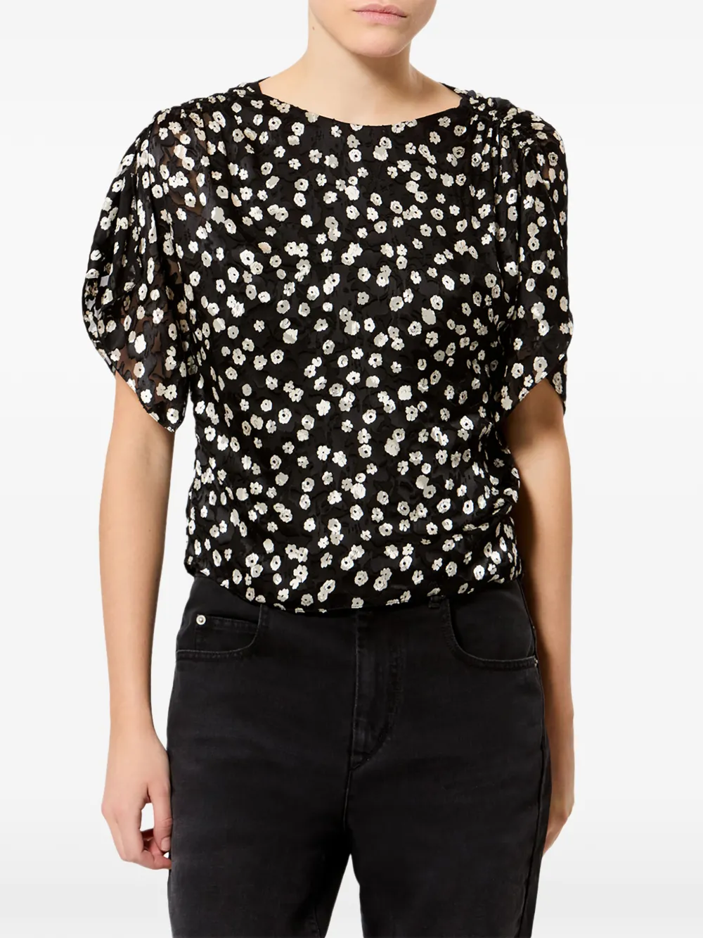 ISABEL MARANT Hervane top - Black
