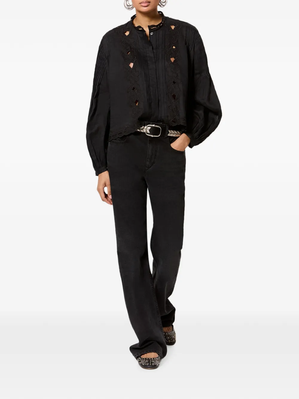 ISABEL MARANT Rubra top Zwart