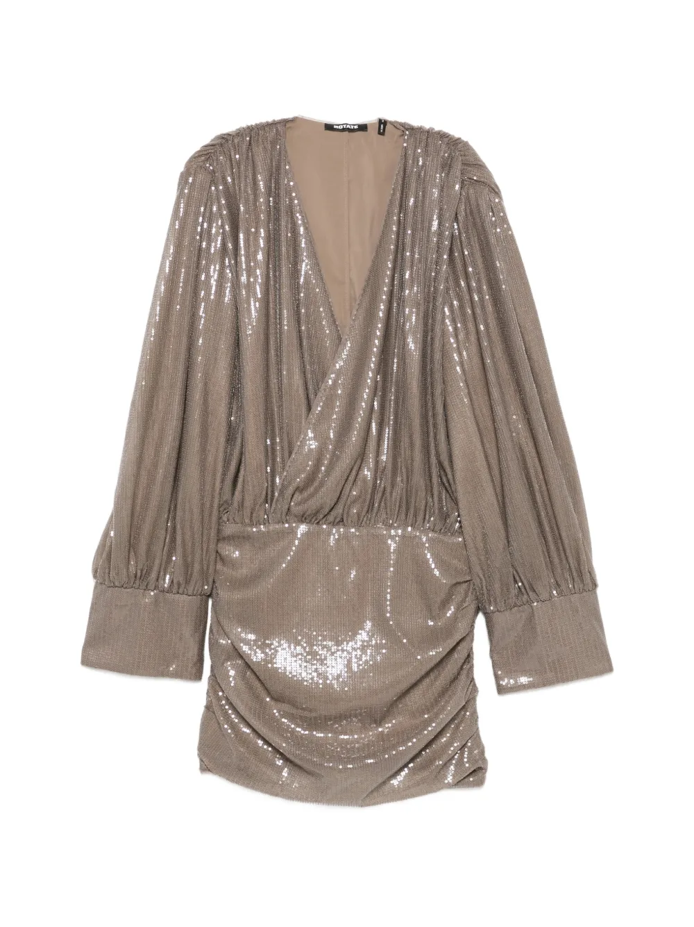 ROTATE BIRGER CHRISTENSEN sequin-embellished mini dress - Marrone