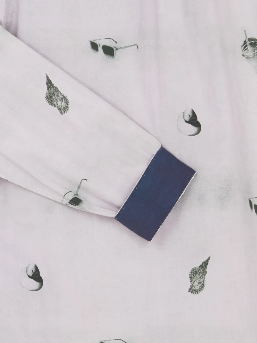 Paul Smith Overhemd met print Paars