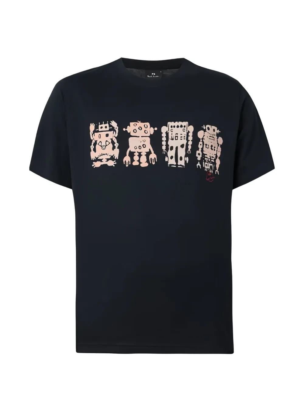 Paul Smith robot-print T-shirt - Blu