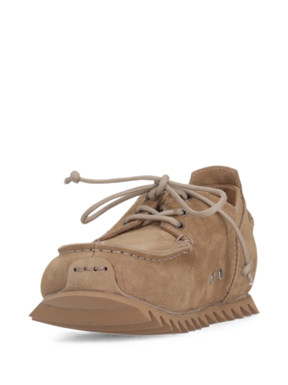 BEKK Fondo Vibram-sole lace-up loafers Beige