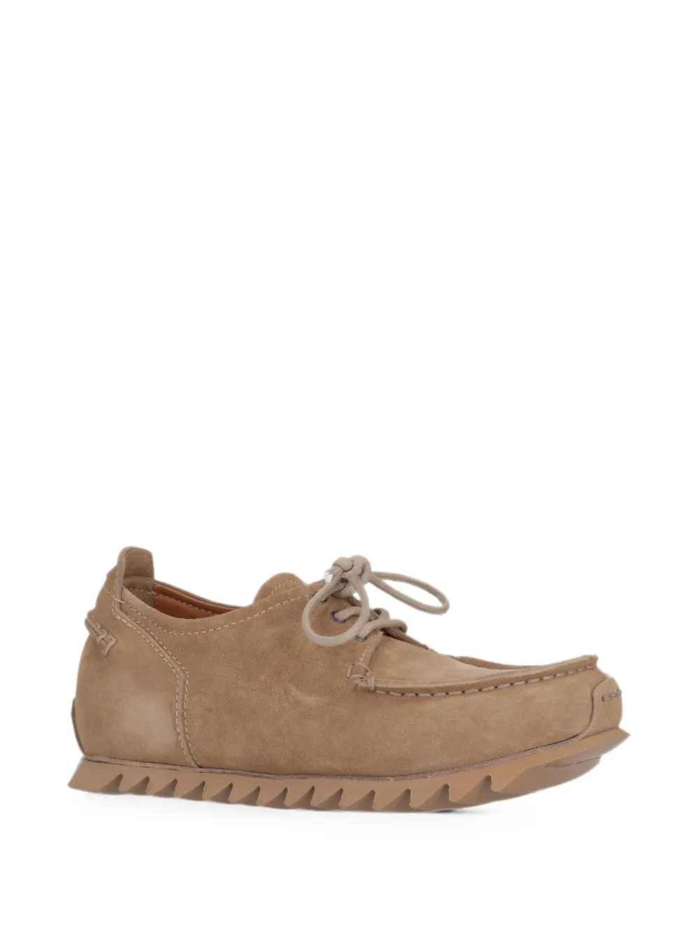 BEKK Fondo Vibram-sole lace-up loafers Beige