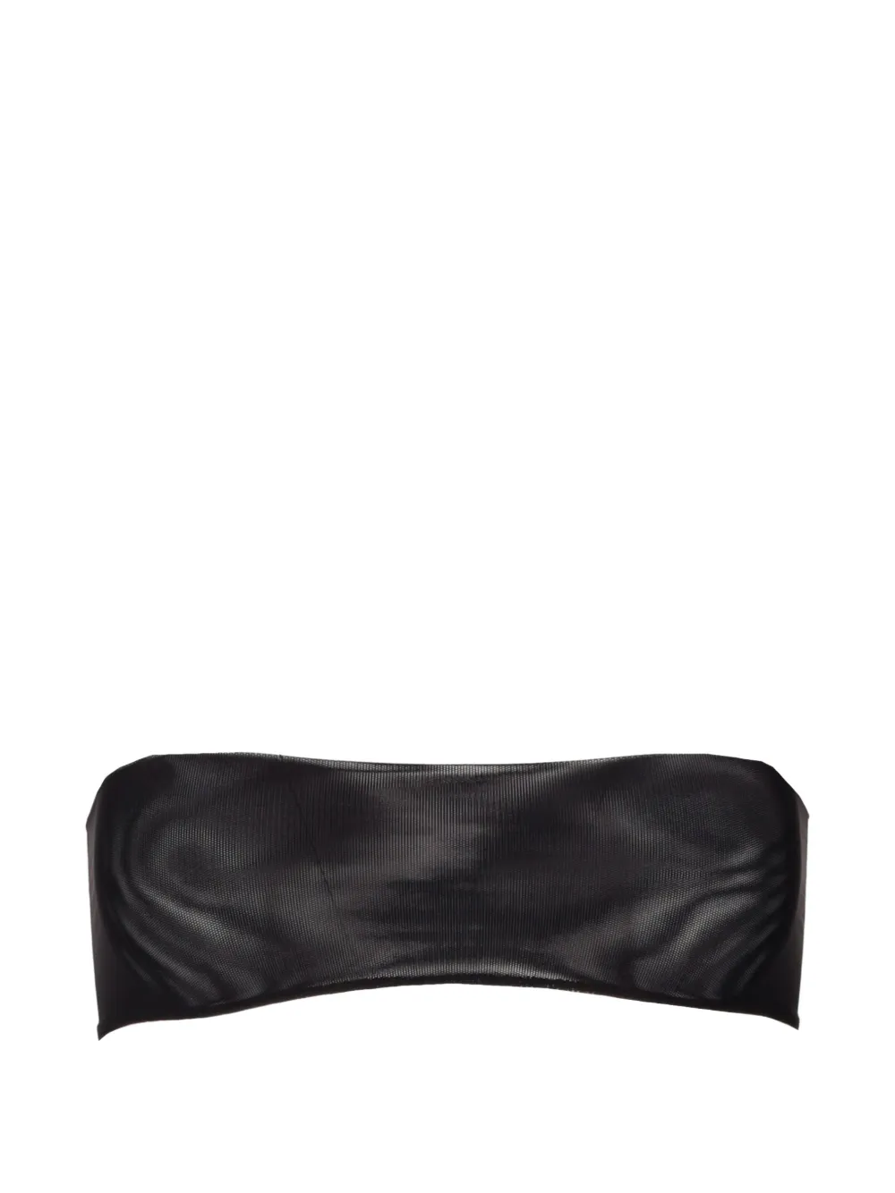 Rick Owens semi-sheer bandeau top - Nero