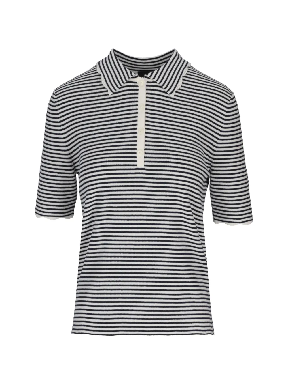Paul Smith knitted striped polo shirt - Weiß
