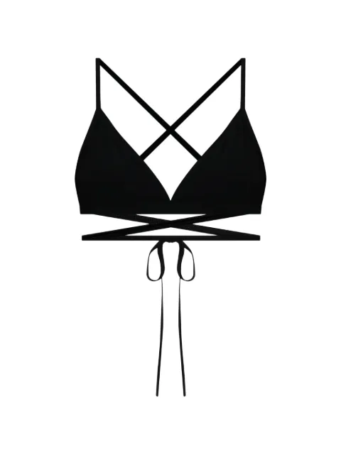 ISABEL MARANT Solange wrap-around bikini top