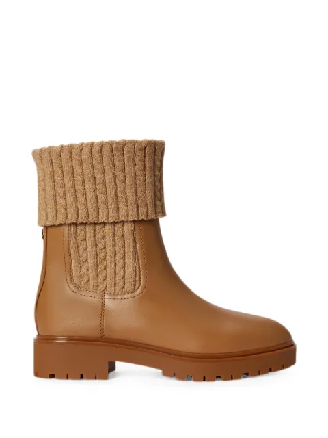 Lauren Ralph Lauren botines en tejido de ochos