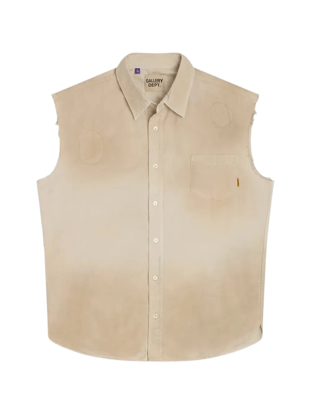 GALLERY DEPT. Marley sleeveless shirt - Toni neutri