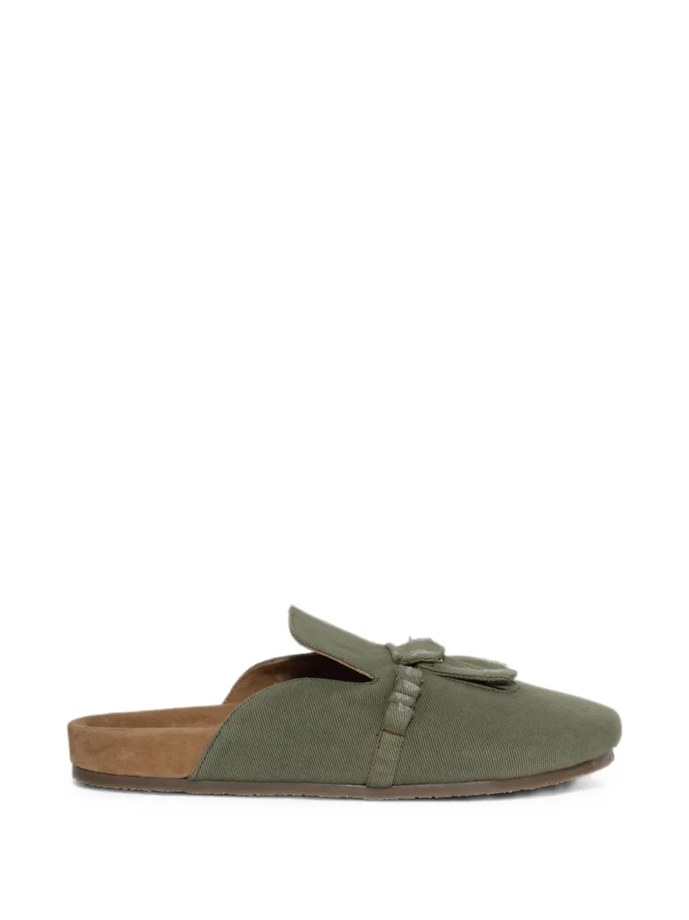 Baziszt pocket-embellishment mules - Grün