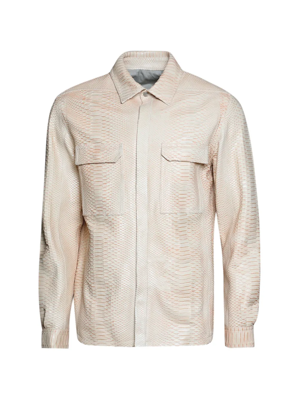 Rick Owens chest-pocket overshirt - Neutrals