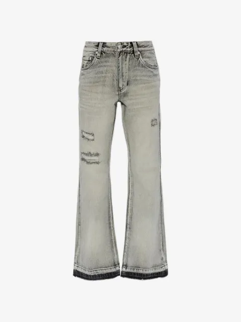 MISBHV efecto jeans bootcut con efecto envejecido