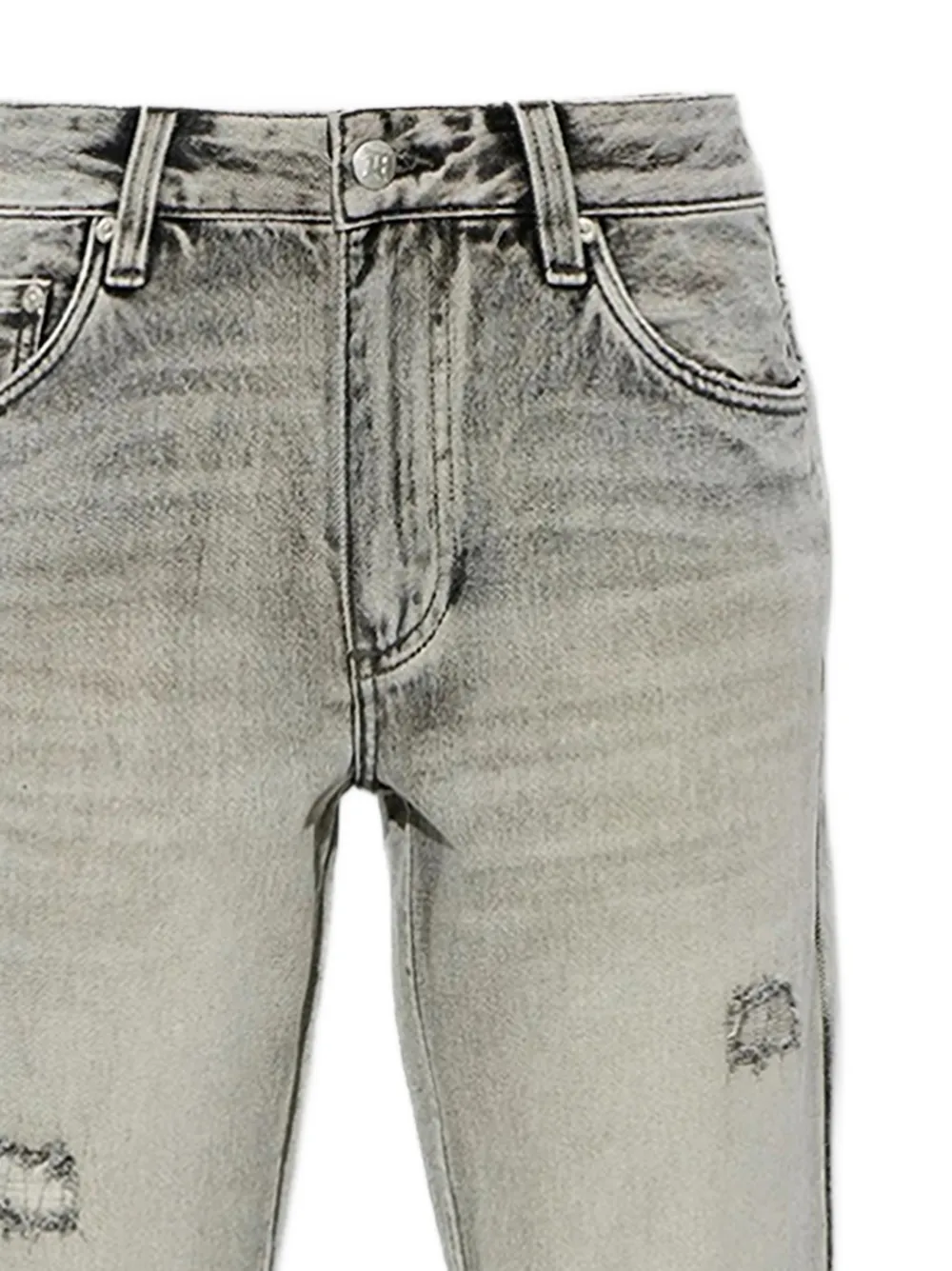 MISBHV Gerafelde jeans Grijs