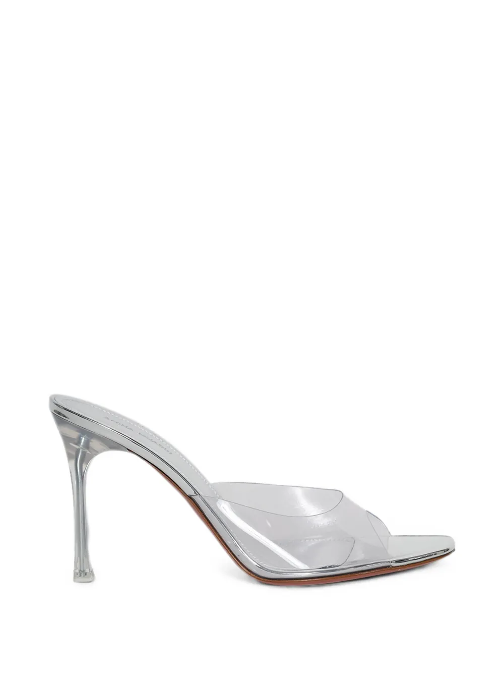 Amina Muaddi Alexa heeled sandals Wit