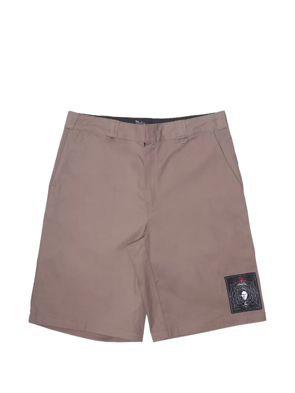 Paly logo-patch baggy shorts - Neutrals