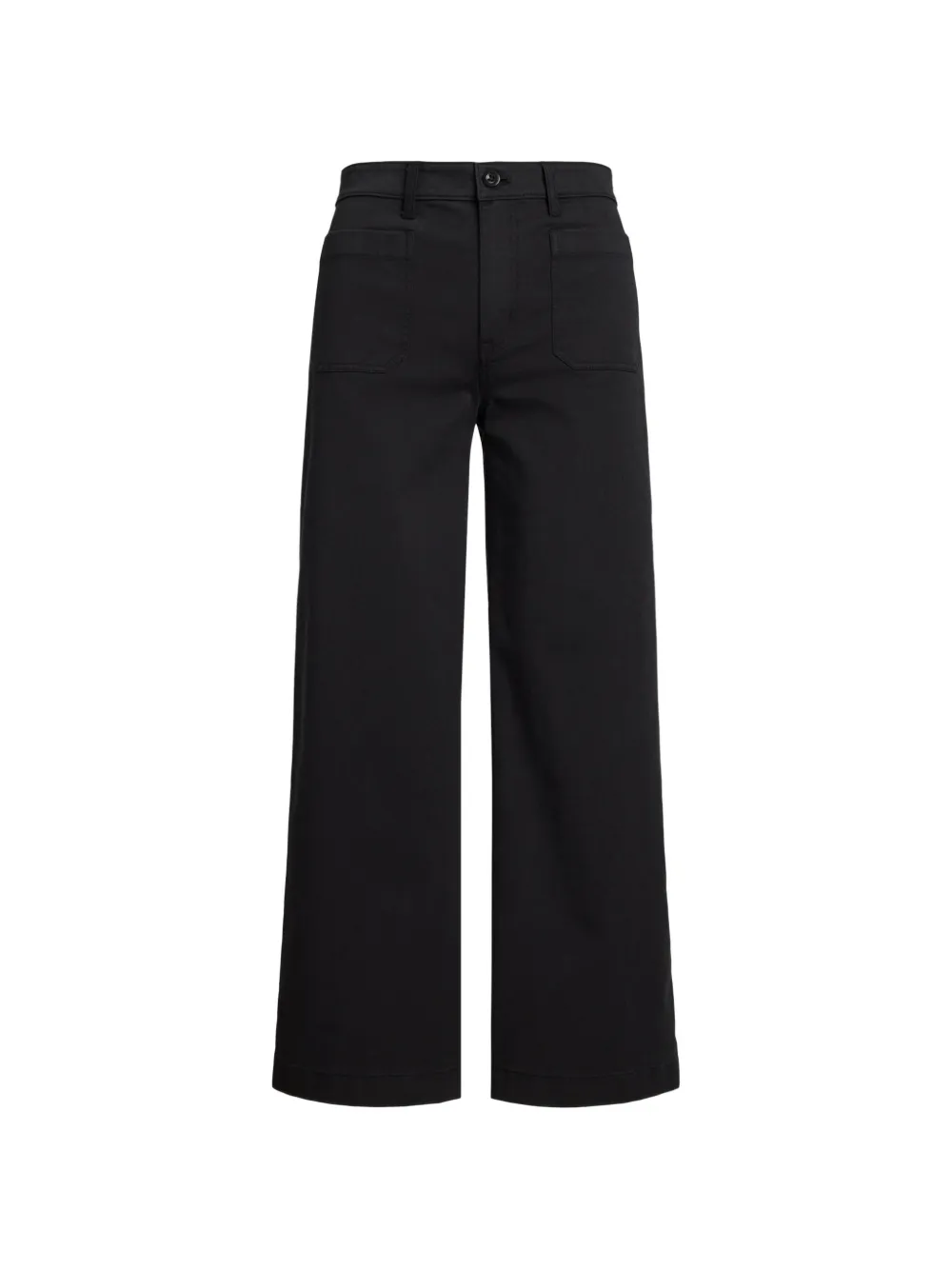 Lauren Ralph Lauren stretch-cotton wide-leg trousers - Nero