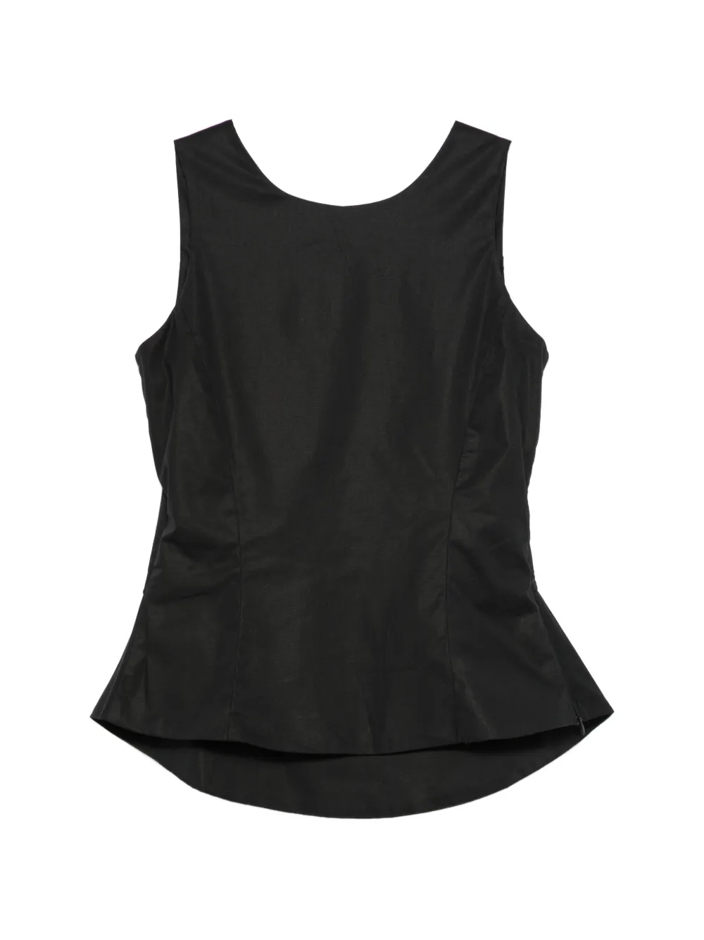 MOUTAKI bow-detail peplum blouse - Nero