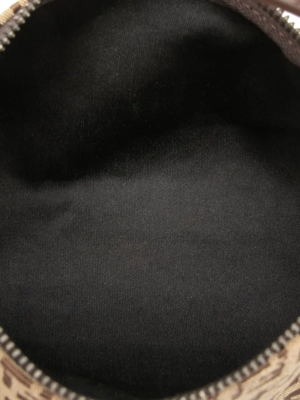 Fendi Pre-Owned 20th Century Zucchino Canvas Barrel Pochette