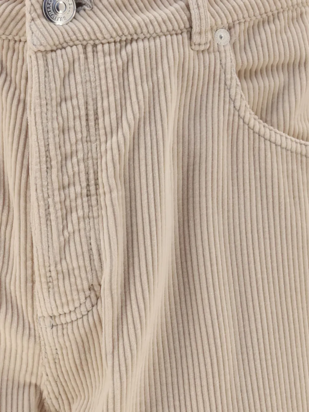 Brunello Cucinelli Ribfluwelen broek Beige