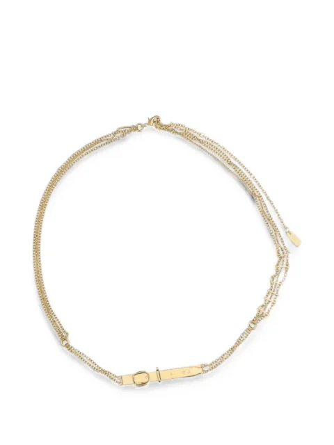 Chloé logo-lettering buckle-detail belt 
