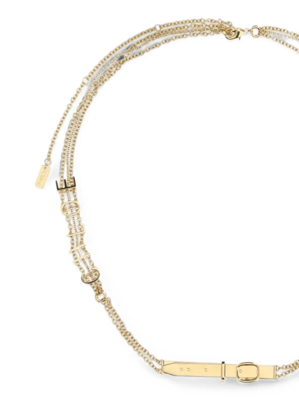Chloé Riem met gespdetail en logo Goud