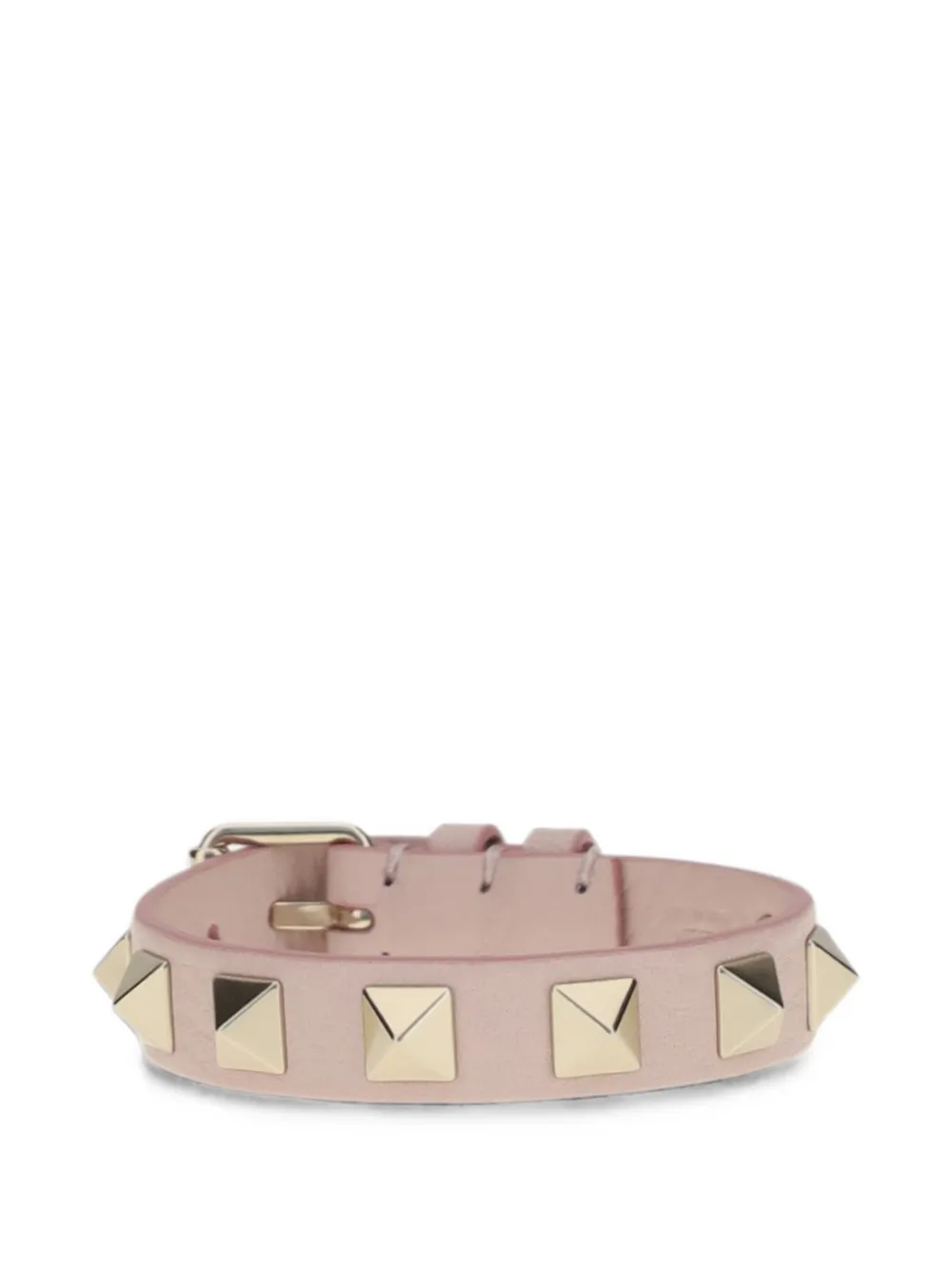 Valentino Garavani Bracciale Rockstud in pelle - Rosa